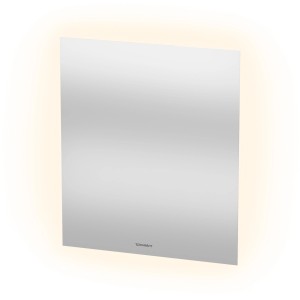 Duravit Leuchtspiegel, 70x60 cm, mit indirektem Licht für Badezimmer.