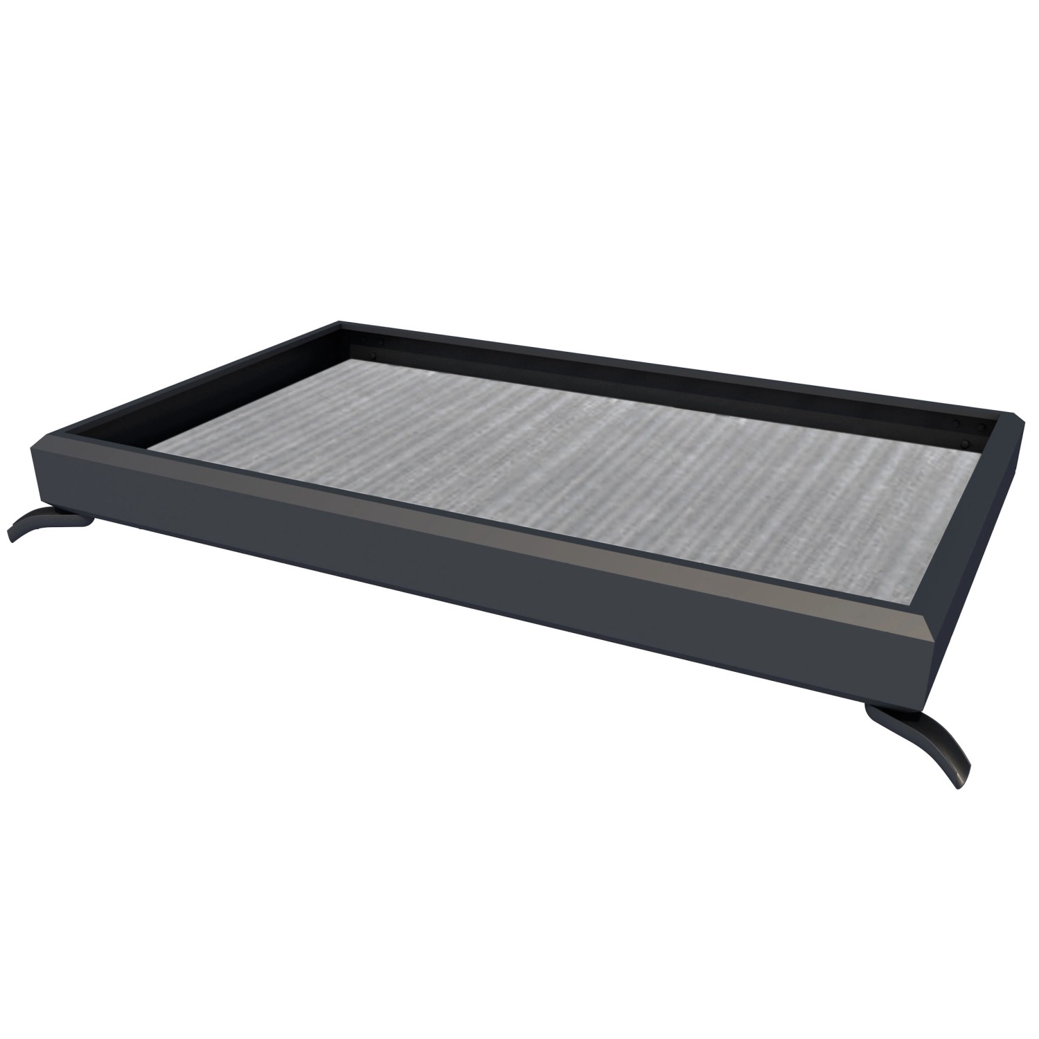 Gutta Rechteckvordach NM, Aluminium Anthrazit, 200x90 cm. Modernes Vordach für den Hauseingang.