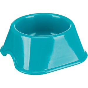 Türkiser Trixie Kunststoffnapf, 60 ml, Durchmesser 6 cm, für Kleintiere.