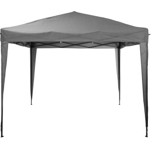 Faltbarer Gartenpavillon 20,5 cm x 22 cm x 120,5 cm Grau