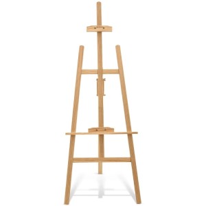 Artina Tessin Staffelei aus Kiefernholz, 175cm hoch. Ideal für Künstler.