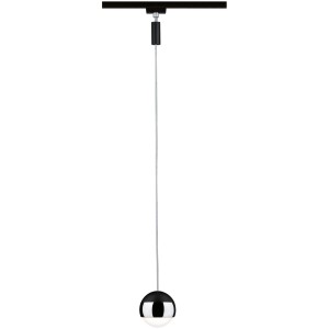 Paulmann Urail LED Pendel Capsule II 6W 2700K Schwarz Chrom Matt