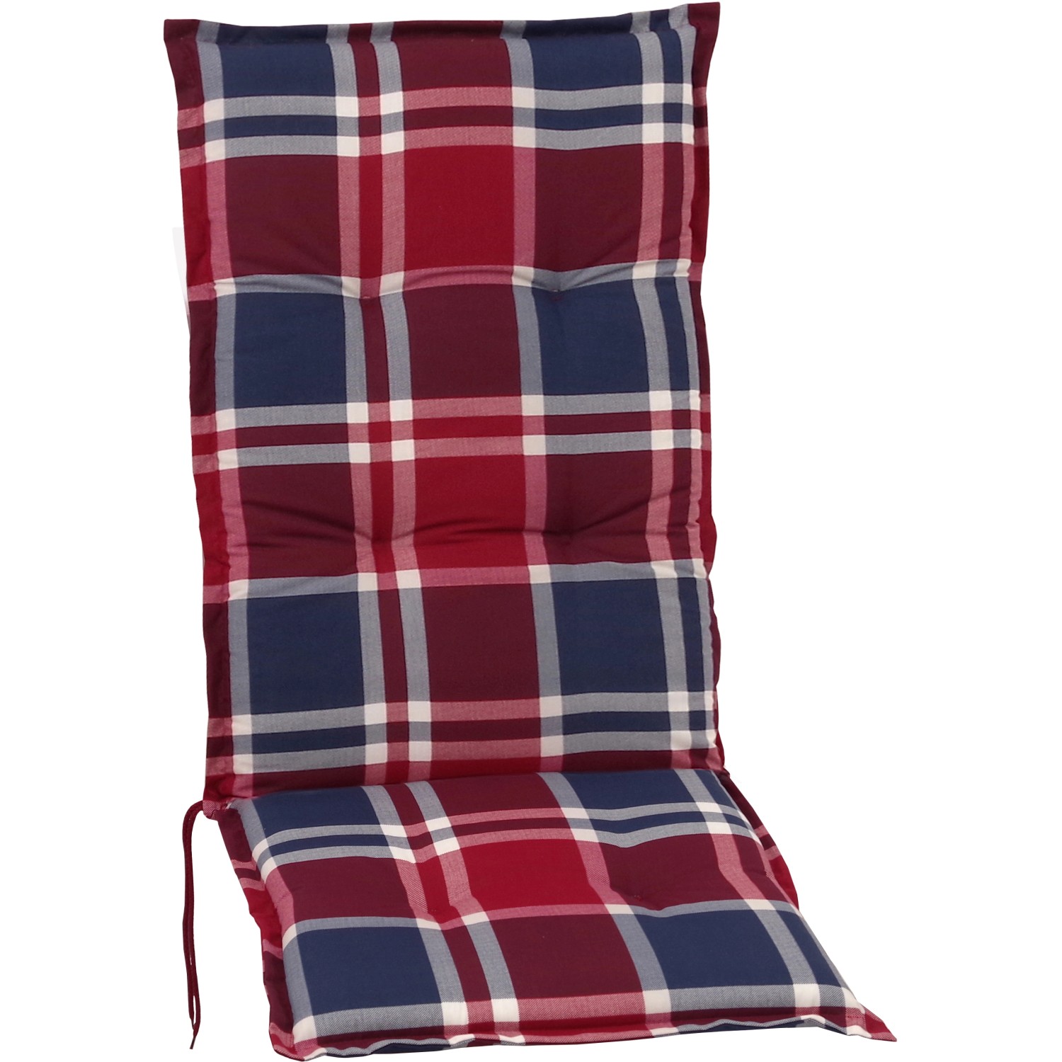 Sun Garden HochlehnerAuflage Langeoog BlauBordeaux Kariert kaufen bei OBI