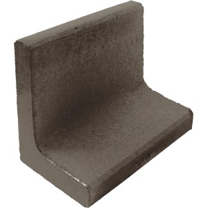 Diephaus L-Stein, unbewehrt, anthrazit, 40x40x30x7 cm, zur Beet- und Böschungsbegrenzung.