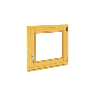 Roro Holzfenster Fichte 68 cm x 68 cm DIN R