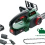 Bosch Akku-Kettensäge UniversalChain 18 mit 2 Akkus und Ersatzkette.