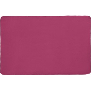 Beerefarbene Fleecedecke, 130x160 cm, ideal für gemütliche Stunden. Weiche Decke aus 100% Polyester.