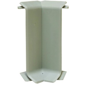 Innenecke für Kernsockelleiste 60 in Esche Grau, Zubehör für Laminat & Parkett.