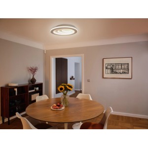 Osram LED-Deckenleuchte Orbis Spiral Round Weiß Ø 50,5 cm x 5,6 cm