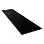 Schwarzes Akustikpaneel 240 cm für Wand und Decke zur Schallreduzierung.