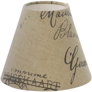 Eglo Lampenschirm 1+1 Vintage Beige-Braun Ø 14 cm