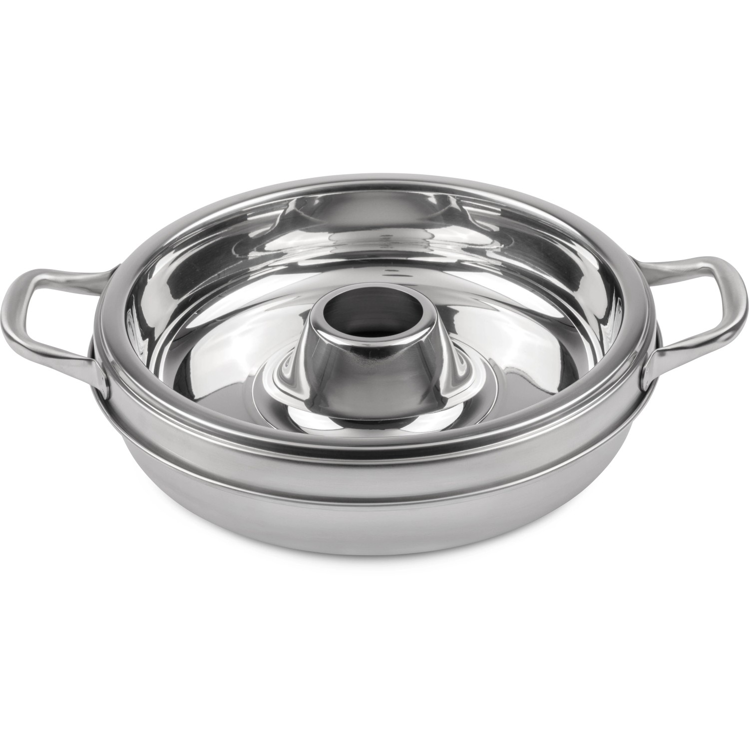Petromax Camping Backofen aus Edelstahl, Grillutensil für Lagerfeuer und Herd.