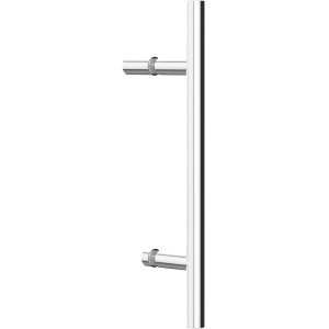 Schulte ExpressPlus Pendeltür AlexaStyle2.0, Alunatur, 90x90x192cm, Detailansicht