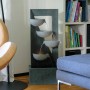 Dobar Design Gartenbrunnen XL Kaskade mit 4 Wasserschalen und LEDs in Steinoptik.