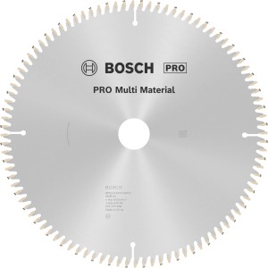 Bosch Kreissägeblatt Multi Material, 254 mm, 96 Zähne. Geeignet für Holz, Metall & Kunststoff.