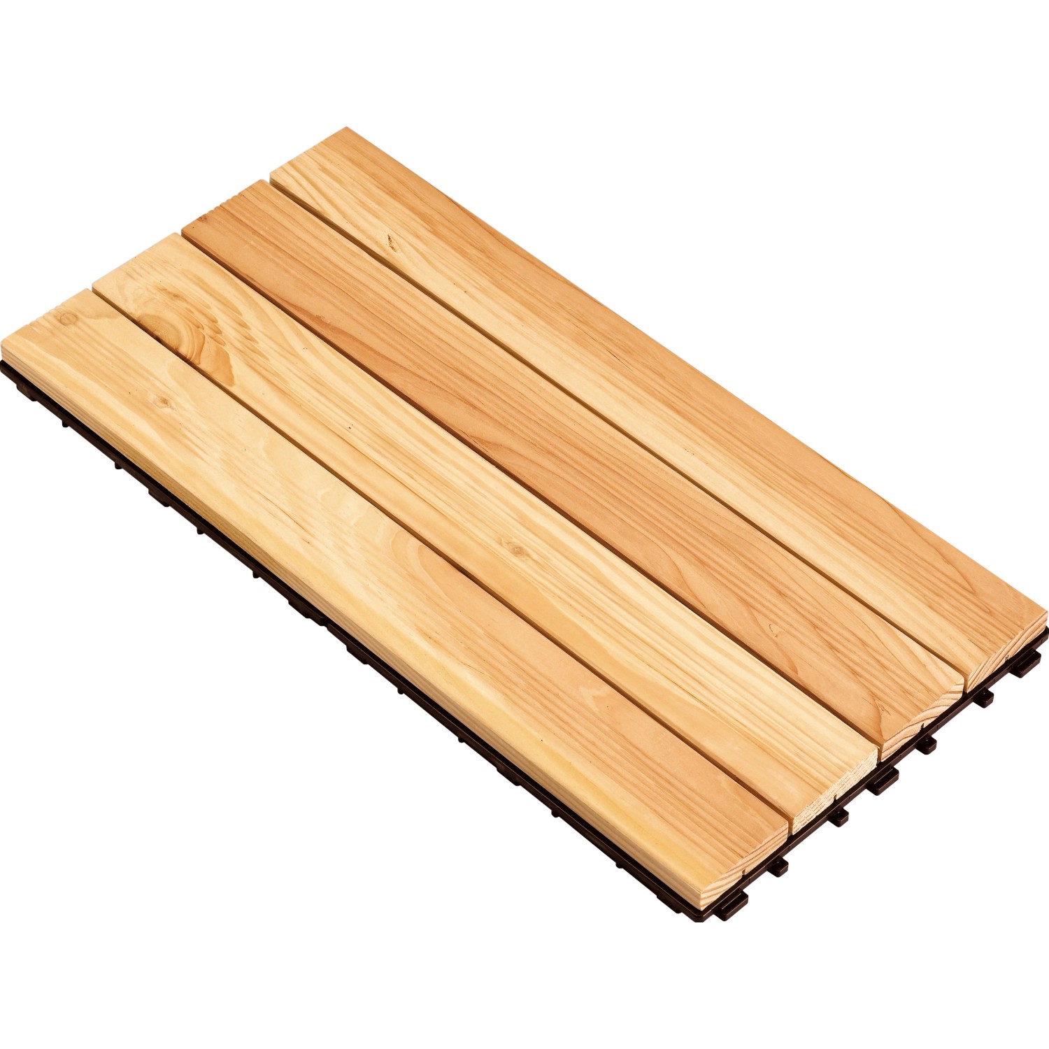KlickFliese Holz Lärche geriffelt 60 cm x 30 cm x 3 cm 2 Stück kaufen