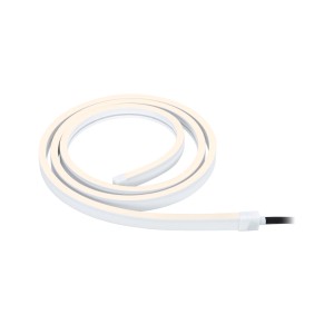 Paulmann LED-Stripe Plug & Shine Smooth, flexibler, weißer LED-Streifen für Außenbeleuchtung, 3000K.
