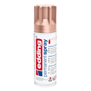Edding 5200 Permanentspray Roségold, seidenmatt. Buntlack-Spray für diverse Oberflächen.