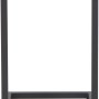 Rechteckiger, anthrazitfarbener Siena Garden Gartentisch Ramo, 33,5x40 cm, ideal für Balkon und Garten.