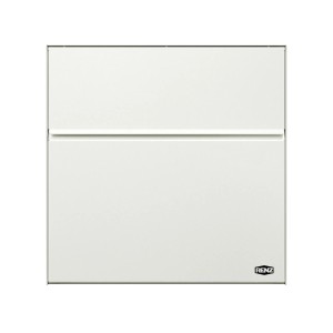 Weißer Renz Briefkasten Adelheid, Stahl, 37,5x37,5x12,3 cm, schlichtes Design.