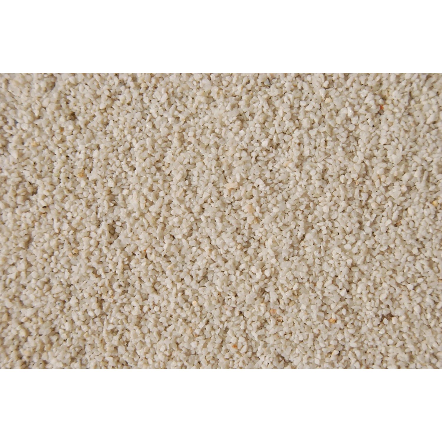 Nahaufnahme: Scherf Filtersand, hellbeige, Körnung 0,71-1,25 mm, für Pool Filteranlagen.