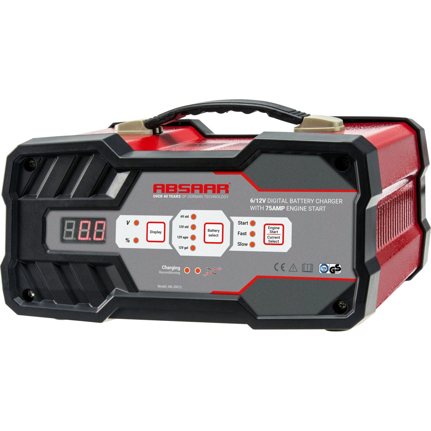 APA 16623 Batterie-Ladegerät Werkstatt Digital, mit Starthilfe