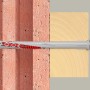 Fischer DuoXpand Langschaftdübel mit Senkkopfschraube, 10x160mm, im Mauerwerk und Holz.