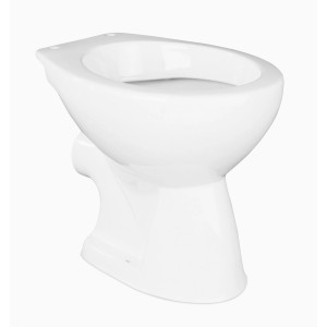 Weißes Stand-WC Tiefspüler mit Euro-Abgang für Bad & WC.