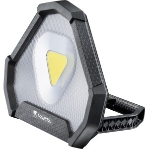 Varta Akku-LED-Taschenlampe Work Flex Stadium Light mit verstellbarem Standfuß.
