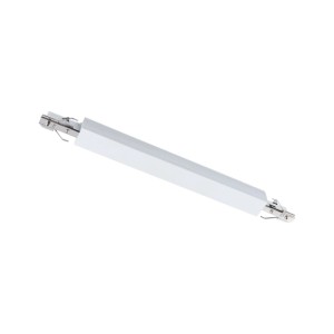 Paulmann URail Schienenadapter Zigbee 3.0, dimmbar & schaltbar, signalweiß. Für LED-Schienensysteme, 24 cm.