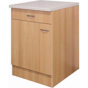 Flex-Well Classic Unterschrank Nano 60 cm Buche Nachbildung