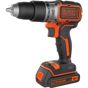 Black+Decker Akku-Schlagbohrschrauber BL188K mit 1,5 Ah Akku und Koffer.