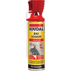 Soudal Füllen & Dämmen LOWMDI B2 Bauschaum mit Genius Gun für Türzargen und Hohlräume.