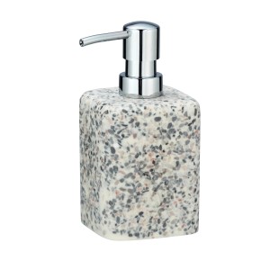 Wenko Seifenspender Terrazzo, mehrfarbig, 240ml. Flüssigseifenspender im Terrazzo-Design.
