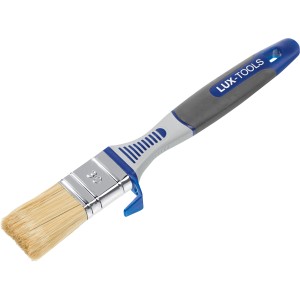 LUX Flachpinsel 30mm für Dispersionsfarbe mit Eimerhaken.