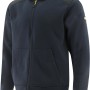 Marineblaue Cat Kapuzenjacke Essential für Herren, Arbeitskleidung mit Reißverschluss und Kapuze.