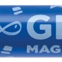 Blauer Giotto Magic Lettering Fasermaler mit speziell geformter Spitze.
