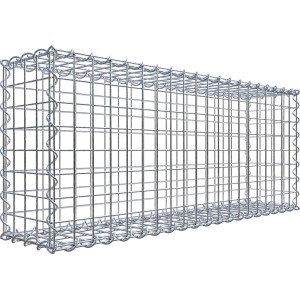 Gabiona Gabionenkorb 40 cm x 100 cm x 20 cm Maschenw 5 cm x 5 cm