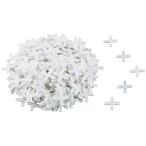 LUX Fliesenkreuze, 5 mm, 250 Stück, für gleichmäßige Fugen beim Fliesenlegen.