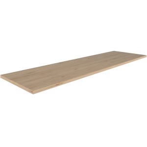 Flex-Well Arbeitsplatte Cosmopolitan Eiche, 220x60x2,8 cm, für Küche & Werkstatt