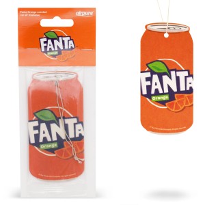 Airflair Auto-Lufterfrischer Fanta Original im Dosen-Design für frischen Duft im Auto.