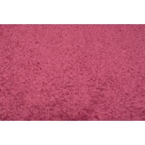 Pinker Teppichboden Denver als Meterware, 400 cm breit, weicher Flor.