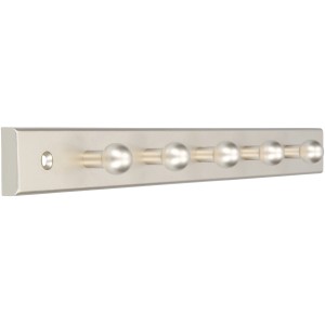 Siro Schlüsselleiste 0886 Kunststoff Nickelfarben Länge 296 mm