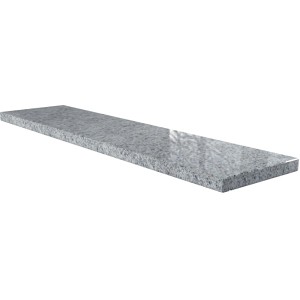 Wigasil Naturstein Fensterbank Grau ohne Wasserrille 40 cm x 3 cm Zuschnitt