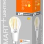 Ledvance Smart+ Filament LED-Lampe, Mini-Birne, klar, E14, dimmbar, warmweiß.