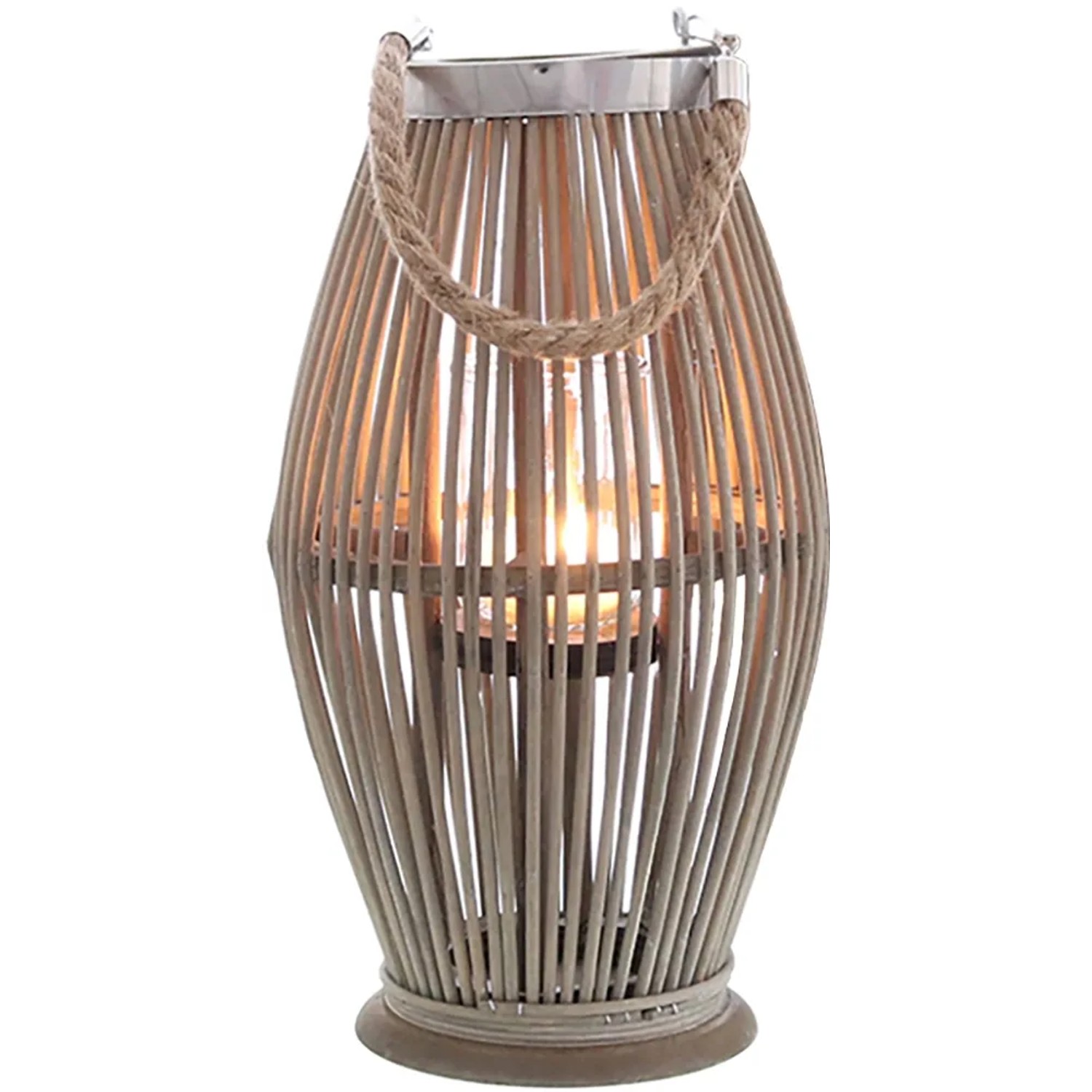 Windlicht Bambus  23 cm x 50,5 cm Natur kaufen bei OBI