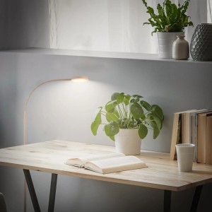 Brilo LED-Stehleuchte Megg Schwenkbar Dimmbar Touch Beige 21 x 150 cm