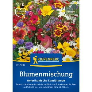Kiepenkerl Wildblumen Amerikanische Landblumenmischung für bunte Blumenbeete.