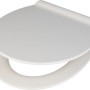 Weißer baliv WC-Sitz Agento aus Duroplast mit Absenkautomatik.