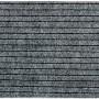Graue ASTRA Fußmatte Breitrips, 40x60 cm, ideal für die Schmutzaufnahme im Eingangsbereich.
